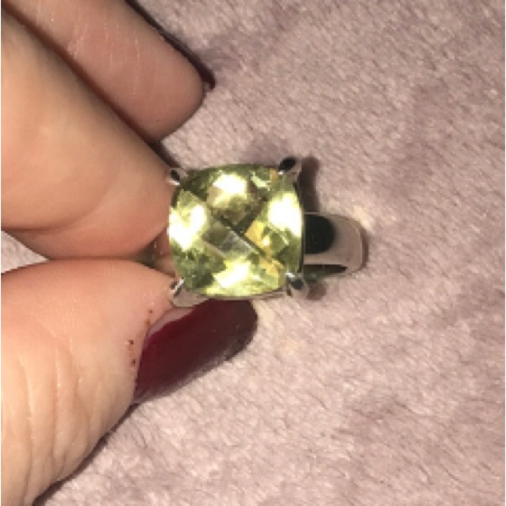 Rectangular Period Cocktail Ring Size 6 - image 2